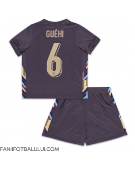 Anglia Marc Guehi #6 Echipament de Fotbal Replică European 2024 Copii Deplasare (+ Șorturi)